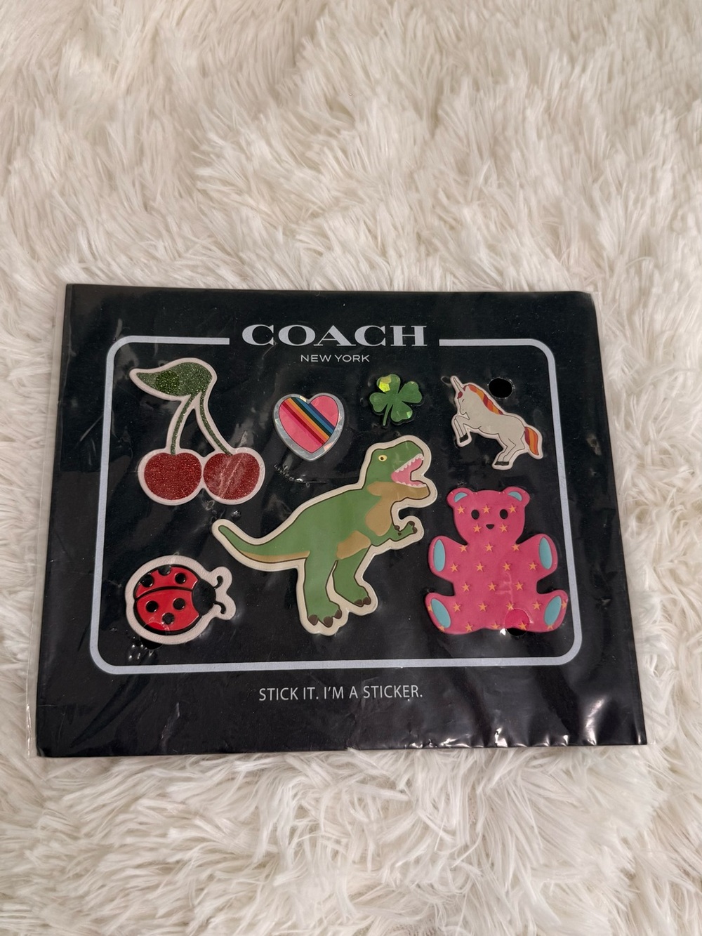 COACH Sticker Pack - Colorful Multi-Design Stickers
